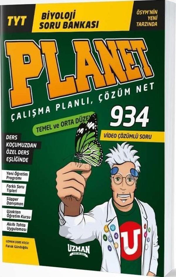 Uzman Yayınları Tyt Biyoloji Planet Temel ve Orta Düzey Soru Bankası - Uzman Yayınları - Image 1