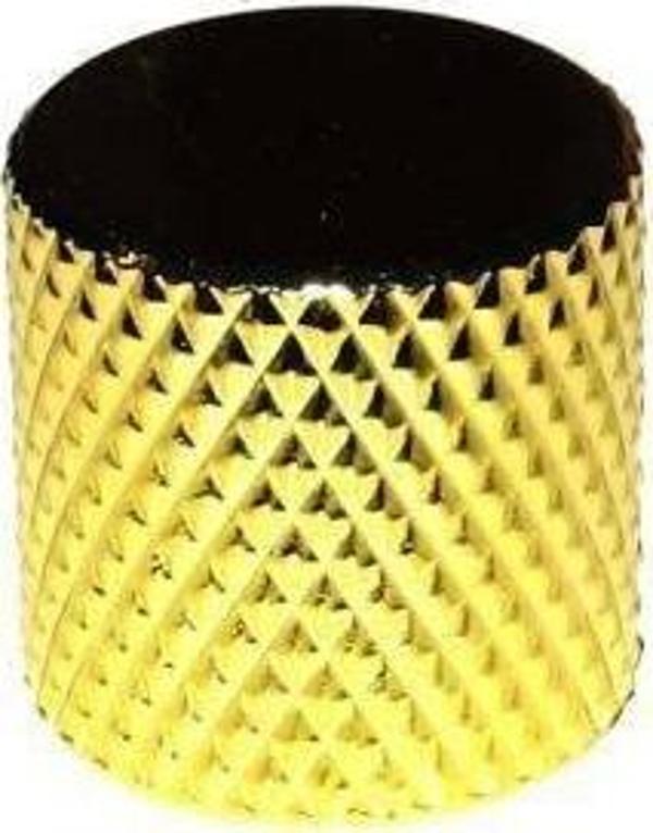 VALENCİA MNB1GD GİTAR-BAĞLAMA POT DÜĞME BAŞLIĞI YUVARLAK GOLD SARI - Image 1
