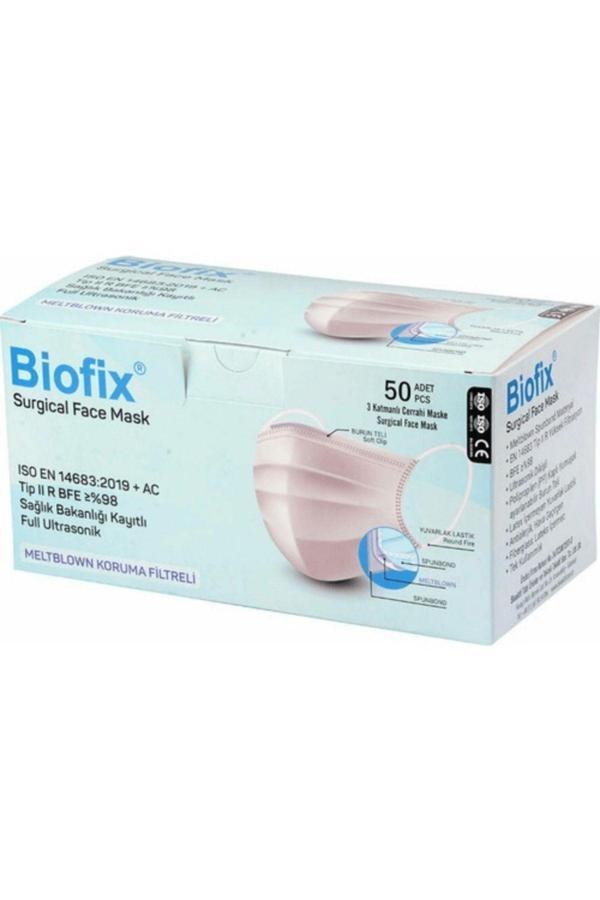 Biofix 4 Katlı (Meltblown) Maske Lastilki (50 Li) - Image 1