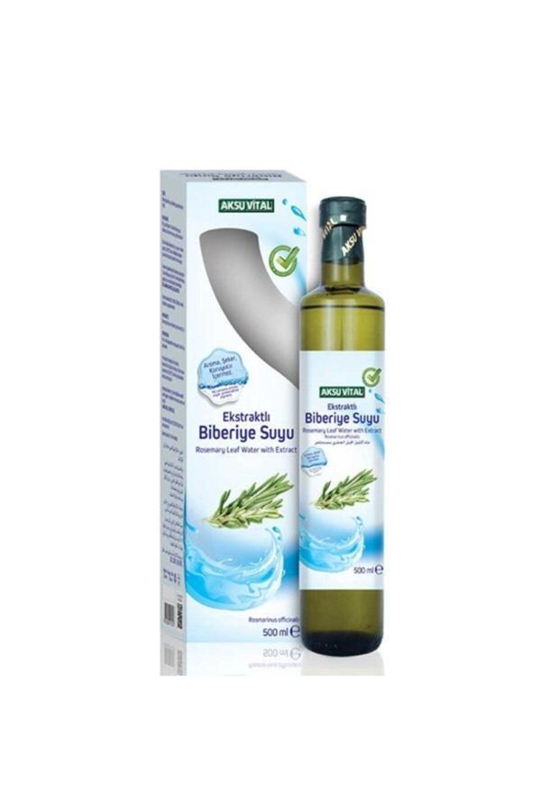 Aksu Vital Ekstraktlı Biberiye Suyu Cam Şişe 500Ml Aroma Şeker Koruyucu Içermez - Image 1
