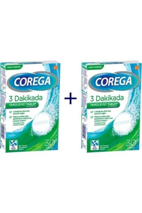 Corega Diş Protez Temizleyici 30 Tablet 2 Adet - Image 1
