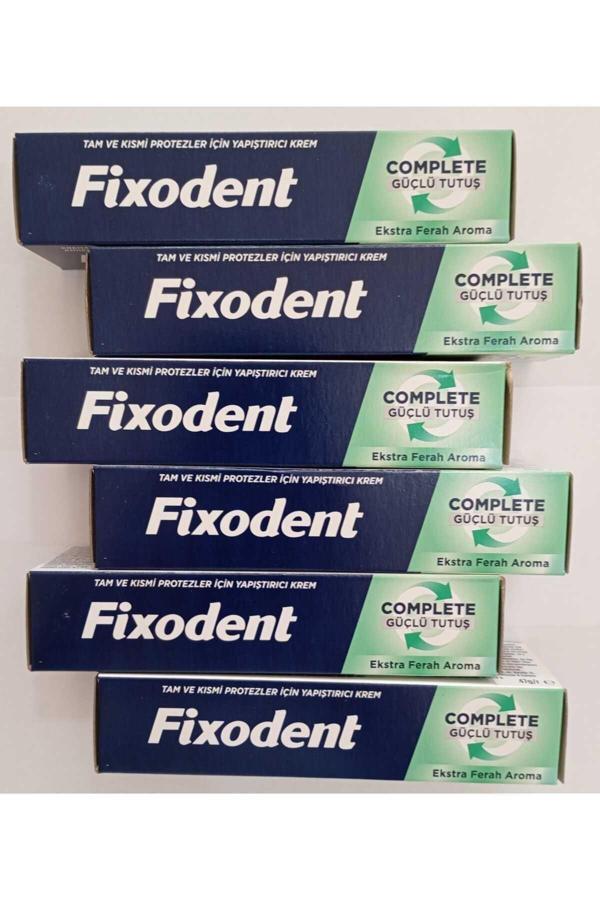 Fixodent Nane Aromalı Extra Fresh Protez Yaşıtırıcı 6X 47 Gr - Image 1
