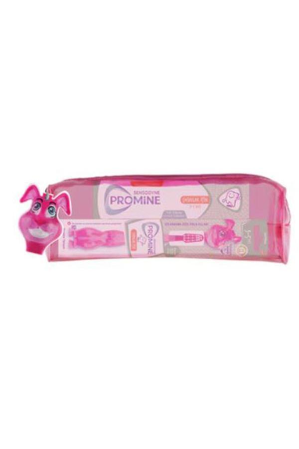 Sensodyne Promine Kids 6-12 Macun Diş Fırçası Çantalı Set - Image 1