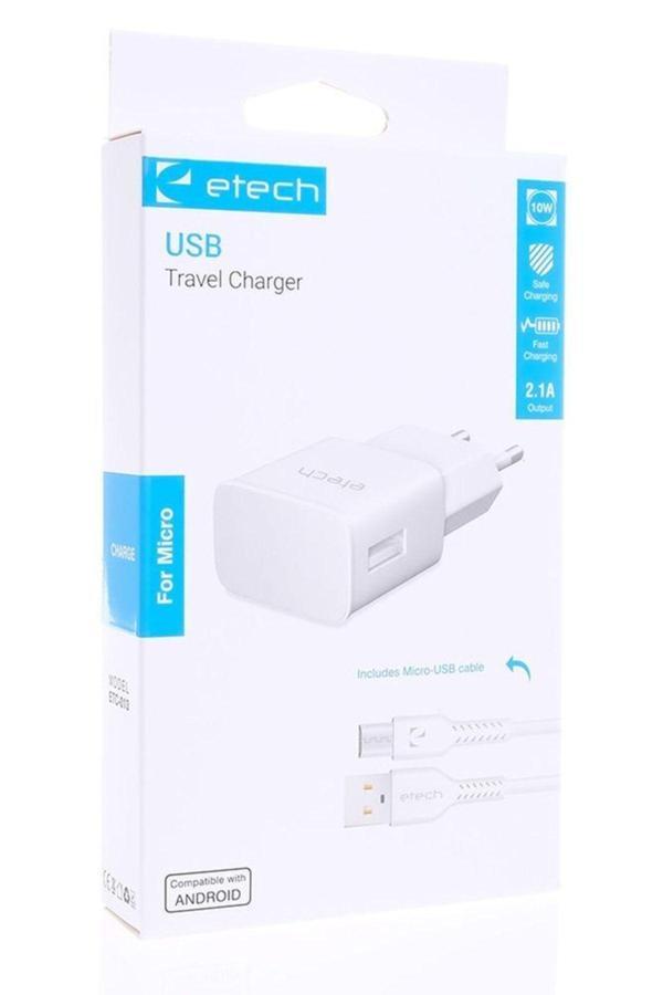 Etech Etc-013 2.1A 10W Micro Şarj Cihazı - Image 1