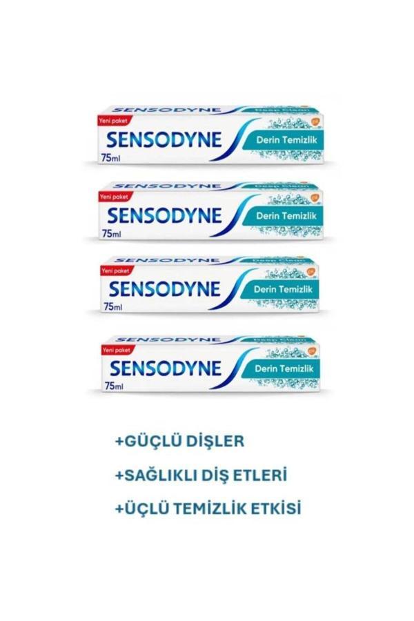 Sensodyne Derin Temizlik Diş Macunu 75 Ml 4 Adet - Image 1