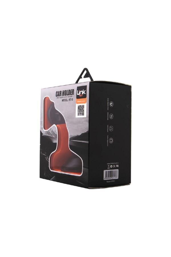 Linktech H710 Mıknatıslı Vantuzlu Araç Içi Siyah Telefon Tutacağı - Image 1