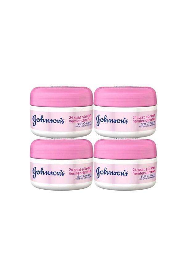Johnson'S Soft Yüz Ve Vücut Kremi 200Ml X 4 Adet - Image 1