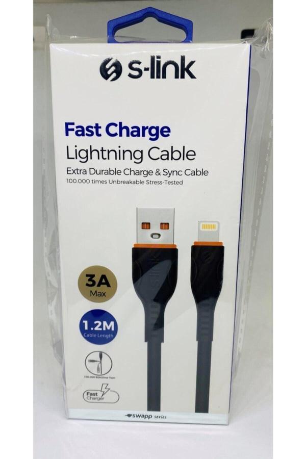 S-Link Fast Charge (İos) Lightning Cable Hızlı Şarj - Image 1