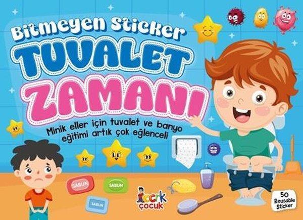 Tuvalet Zamanı - Bitmeyen Sticker - Minik Eller İçin Tuvalet ve Banyo Eğitimi Artık Çok Eğlenceli - Bıcırık Yayınları - Image 1