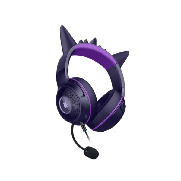Razer Kraken Kitty V2 Kablolu Kulaklık- Pokemon Gengar Edition Anc RZ04-04730300-R3M1 - Image 1