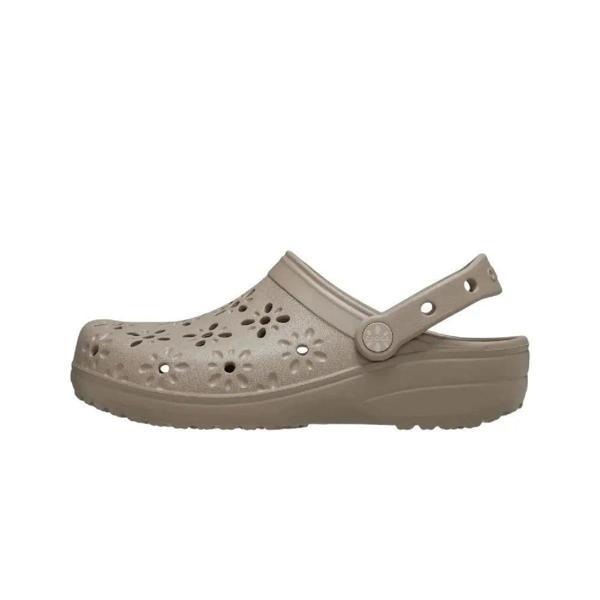 croc 210927-214 CLASSIC FLORAL CUT OUT CLOG SPOR TERLİK SANDALET - Image 1