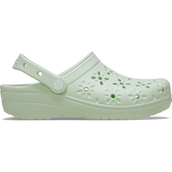 croc 210927-3YH CLASSIC FLORAL CUT OUT CLOG SPOR TERLİK SANDALET - Image 1