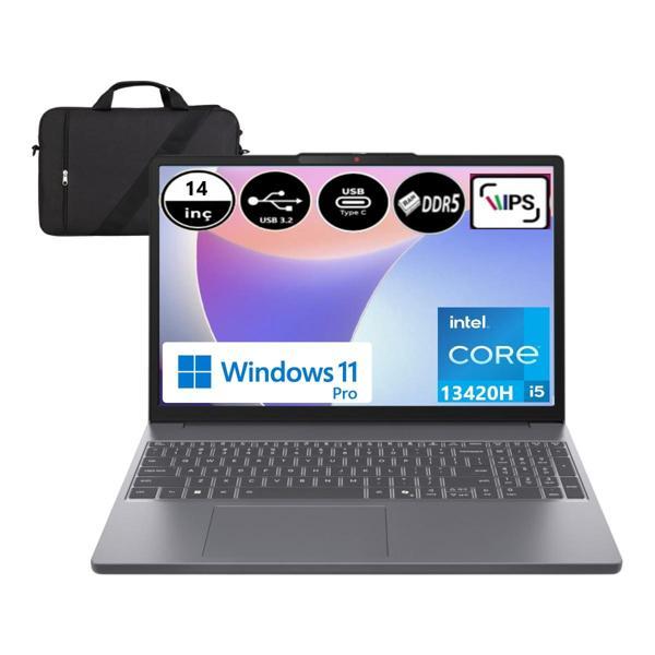 Lenovo Ideapad Slim 3 14IRH10 83K00028TREP3 Intel Core I5-13420H 24 GB Ram 512 GB SSD 14" Wuxga Windows 11 Pro + Elektro - Image 1