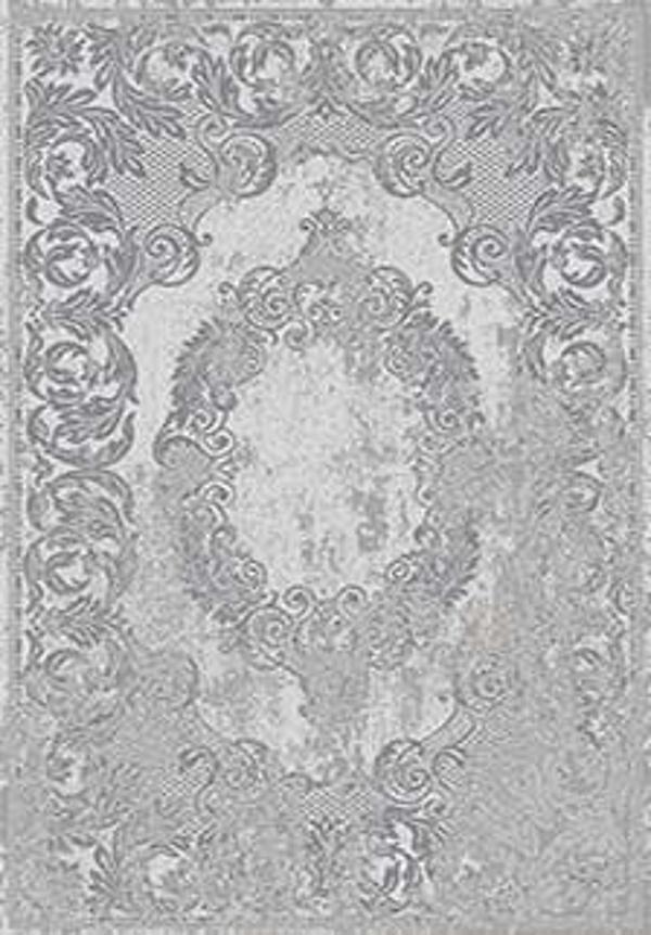 Absorb Klasik Gri Akrilik Dikdörtgen Modern Desenli Akrilik Hav Vermeyen Leke Tutmayan Kolay Temizlenen Yumuşak Makine Salon Yolluk Mutfak Halı - Image 1