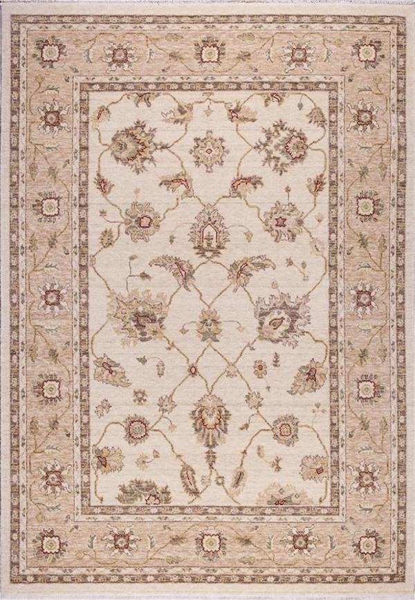 Keythorn Çerçeveli Kahverengi Bambu Dikdörtgen Modern Desenli Akrilik Hav Vermeyen Leke Tutmayan Kolay Temizlenen Yumuşak Makine Salon Yolluk Mutfak Halı - Image 1