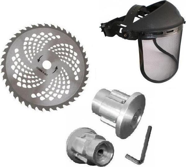 Motorlu Tırpan Aksesuar Set - Elmas Testere+Koruyucu+Örümcek Başlık - Image 1