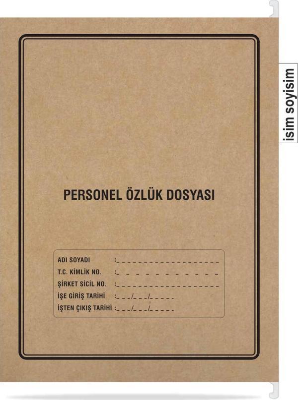 Metal Askılı Personel Özlük Dosyası 4 Yapraklı 1 Adet - Image 1