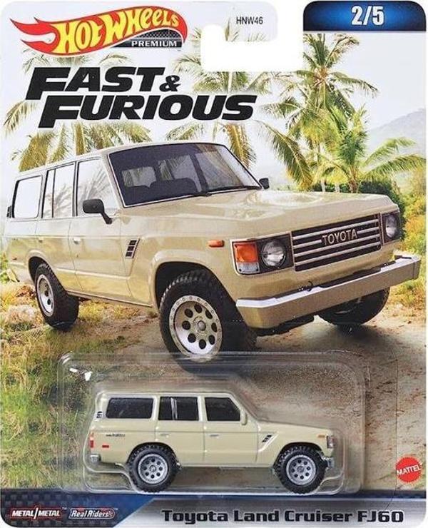 Mattel Hot Wheels Fast Furious Premium Arabalar Toyota Land Cruiser HNW53 - Image 1