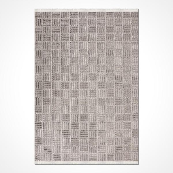 Bej Modern Etnik Desenli Hav Vermeyen Leke Tutmayan Kolay Temizlenen Yumuşak Makine Salon Yolluk Mutfak Halı - Image 1