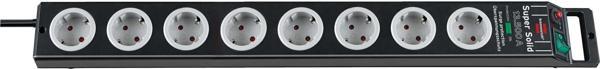 Brennenstuhl Super-Solid surge protection 13.500 A 8Li Priz Siyah - Image 1