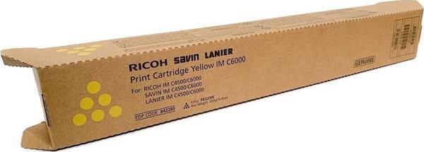 Ricoh IM C6000 Yellow Sarı Orjinal Fotokopi Toneri IM C4500-5500 22.500 Sayfa - Image 1