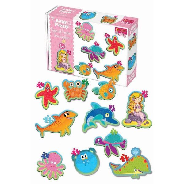 1710 BABY PUZZLE BENİM İLK PUZZLEM DENİZ CANLILARI - Image 1