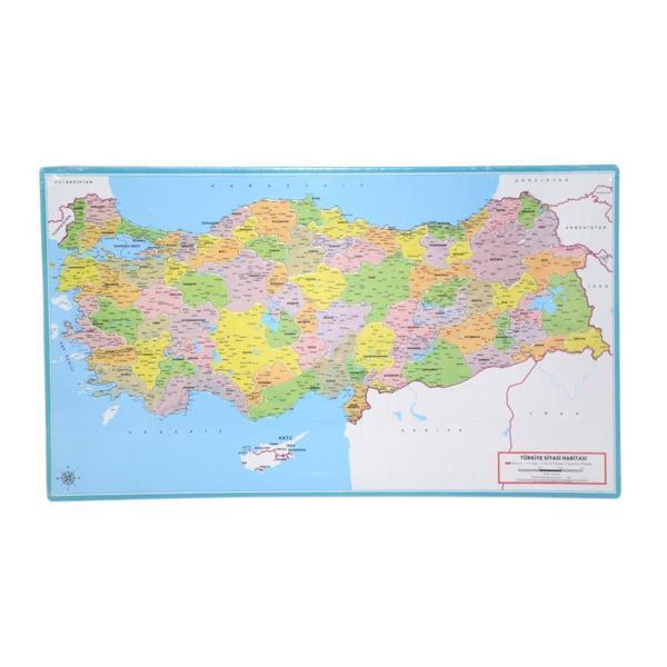 LCSH001 Laço Siyasi Harita Çerçeveli Puzzle - Image 1