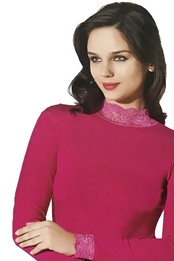 Şahinler Kadın Dantelli Uzun Kollu Body B623 - Image 1