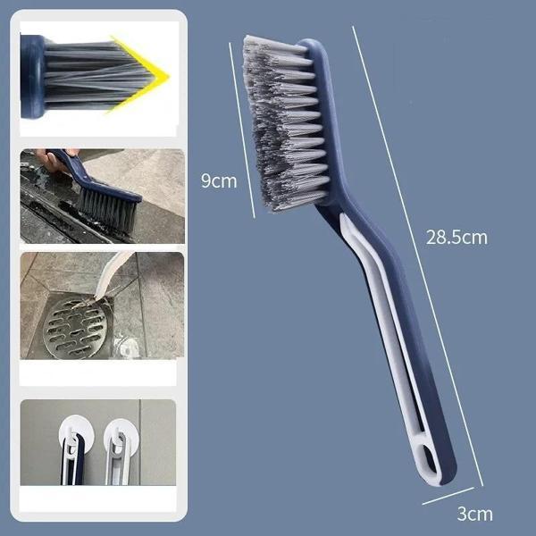Cımbızlı Fırça Çok Amaçlı  Kademeli Kesim Uçlu Banyo Klozet Kenarı Pencere Temizleme Aparatı - Image 1
