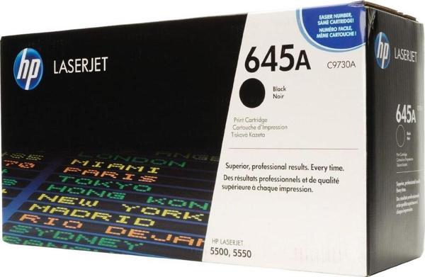 HP 645A Black Siyah 13.000 Sayfa Toner C9730A - Image 1