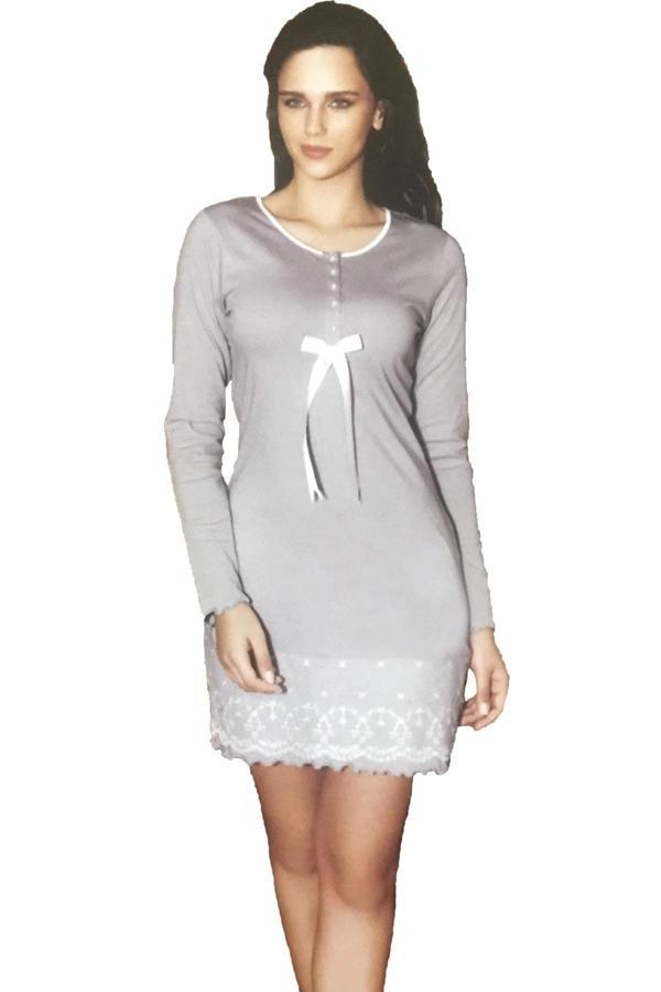 Şahinler Kadın Zakkum Dantelli Gecelik 21809 - Image 1