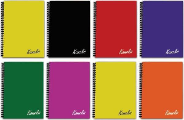 Komeks Spiralli Defter Plastik Kapak Çizgili 72 YP A4 72/1 SA4 - Image 1