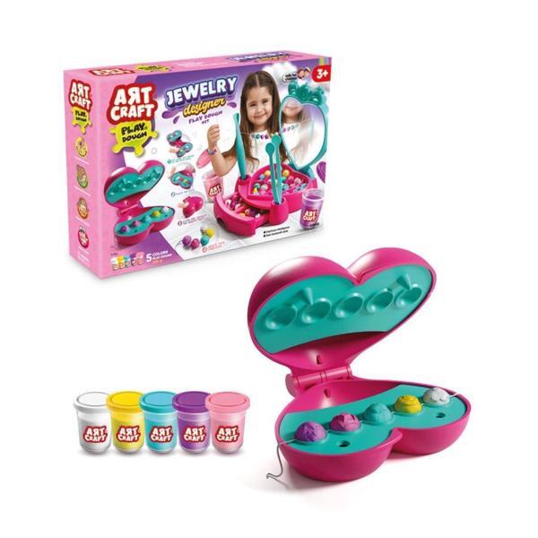 Nessi World 03849 Takı Tasarla Hamur Seti 280 gr -Fentoys - Image 1
