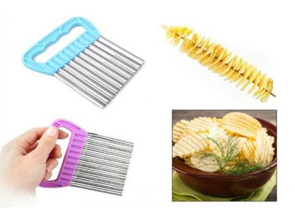 Pratik Kolay Patates Meyve Ve Sebze Dilimleyici Doğrama Bıçağı - Image 1