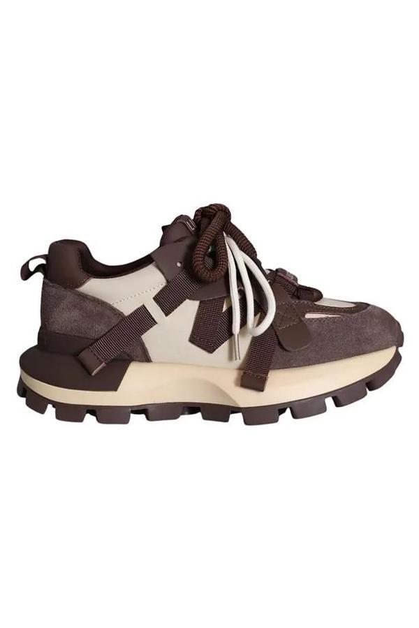 Lufian Yoko Kahverengi Kadın Sneaker - Image 1