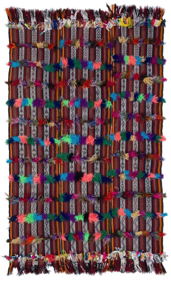 Iskece Bej Patchwork Yün Modern Desenli Yün Hav Toz Vermez Leke Tutmayan Salon Yolluk Mutfak El Dokuma Halı - Image 1