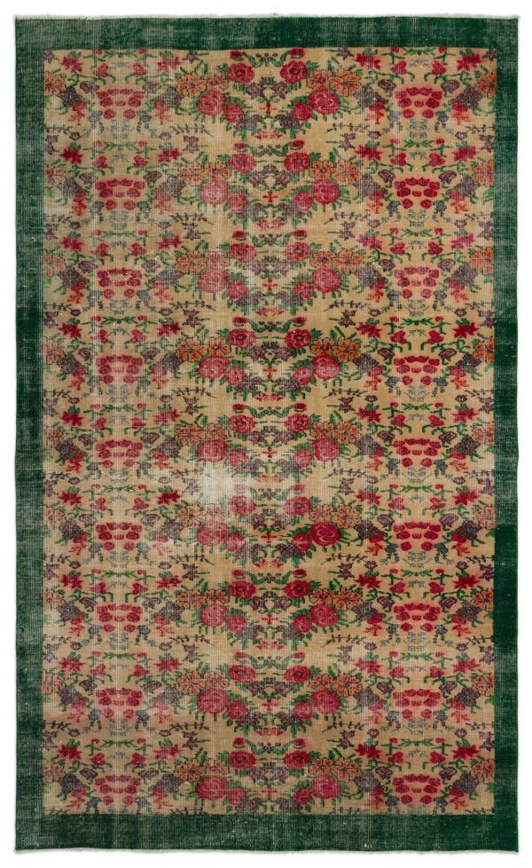 Epir Mor Eskitme Yün Modern Desenli Yün Hav Toz Vermez Leke Tutmayan Salon Yolluk Mutfak El Dokuma Halı - Image 1