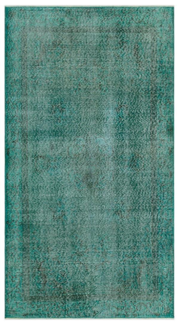 Teselya Mavi Patchwork Yün Modern Desenli Yün Hav Toz Vermez Leke Tutmayan Salon Yolluk Mutfak El Dokuma Halı - Image 1