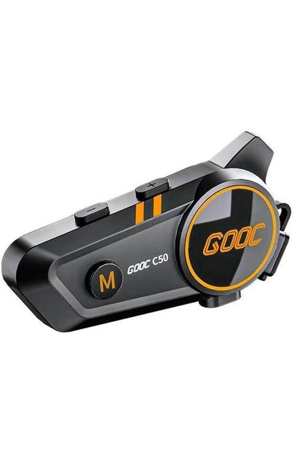 C50 Motosiklet Intercom Kask Kulaklık 1000 Mah Rgb Işıklı Bluetooth Kulaklık - Image 1
