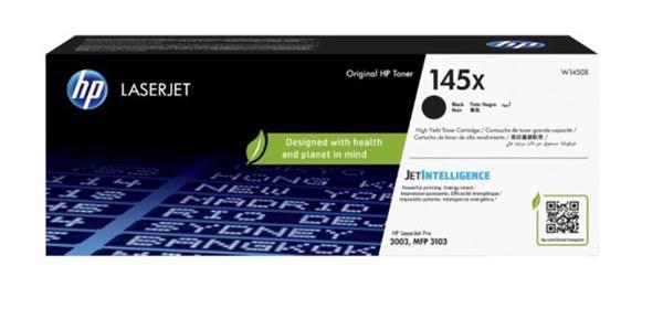 HP 145X Black Siyah 3.800 Sayfa Toner W1450X - Image 1