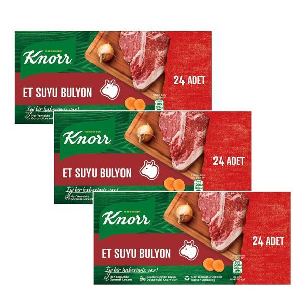 Knorr Et Suyu Bulyon 24 lü 240 Gr x 3 Adet - Image 1