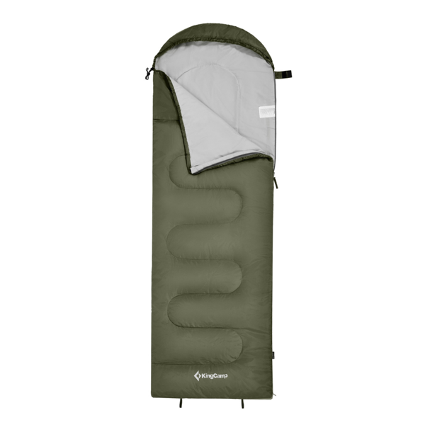 KingCamp Oasis 250 Ultralight Uyku Tulumu Olive Sol F. - Image 1
