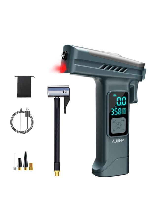 Auhma A7733 Taşınabilir Kompresörlü Hava Pompası 4000mAh|150 PSI | Dijital LCD Ekranlı - Image 1
