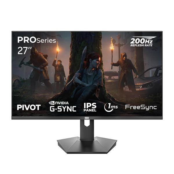 Dragos PROSeries P270FHD200 1ms FHD 200Hz 27 İnç FreeSync G-Sync IPS Pivot Oyuncu Monitörü - Image 1
