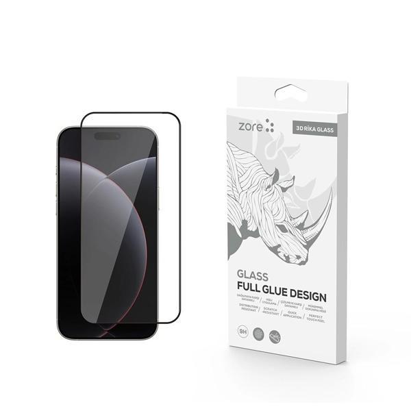 Apple iPhone 17 Pro Max Zore Rika Premium Temperli Cam Ekran Koruyucu - Image 1