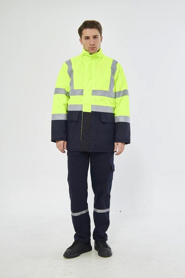Orange Safety Parka Oxford Reflektörlü Yeşil - Image 1