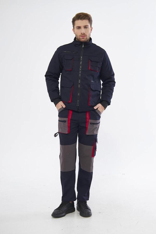 Orange Safety Lacivert Harman Karışımı Ceket Pantolon - Image 1