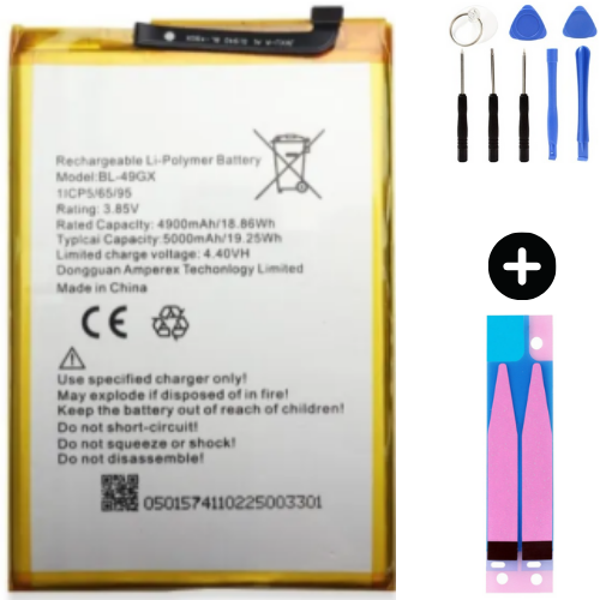 İnfinix Smart 5 BL-49GX Uyumlu Güçlendirilmiş İthal Pil + Montaj Seti - Image 1