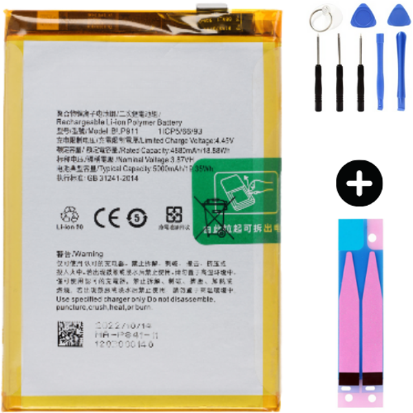 Realme 9i BLP911 Uyumlu A Kalite Batarya Pil + Montaj Seti - Image 1