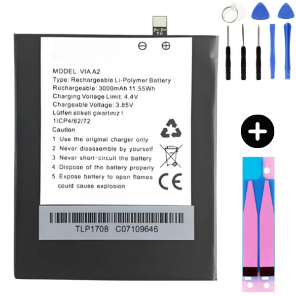 Casper A2 Uyumlu Güçlendirilmiş İthal Pil + Montaj Seti - Image 1